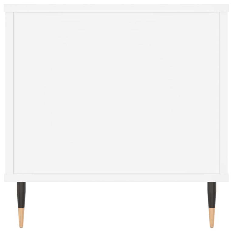 Salontafel 90x44,5x45 cm bewerkt hout wit MeubelReus