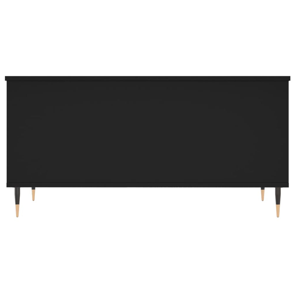 Salontafel 90x44,5x45 cm bewerkt hout zwart MeubelReus