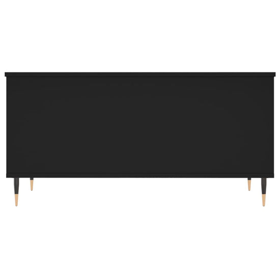 Salontafel 90x44,5x45 cm bewerkt hout zwart MeubelReus
