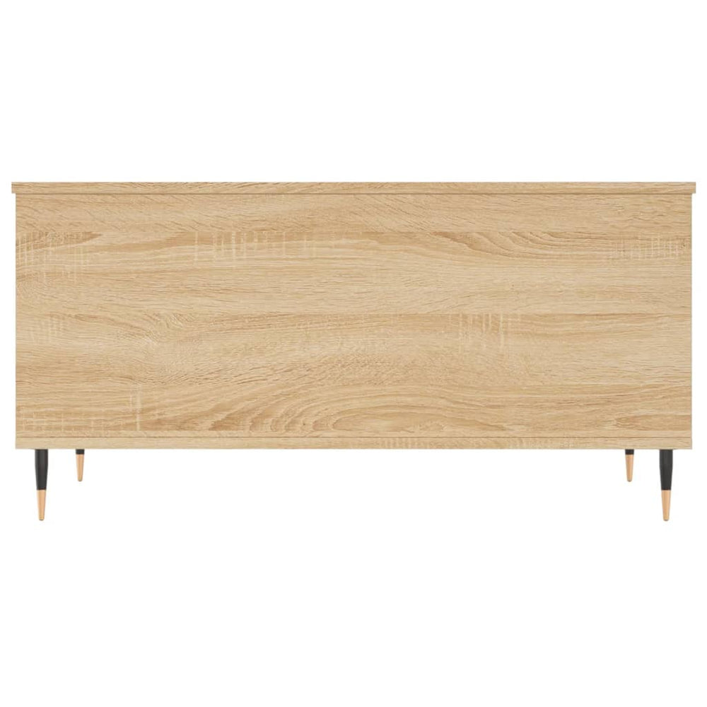 Salontafel 90x44,5x45 cm bewerkt hout sonoma eikenkleurig MeubelReus