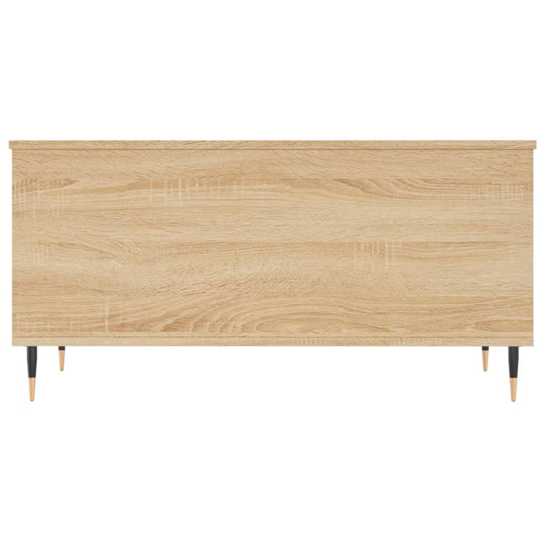 Salontafel 90x44,5x45 cm bewerkt hout sonoma eikenkleurig MeubelReus