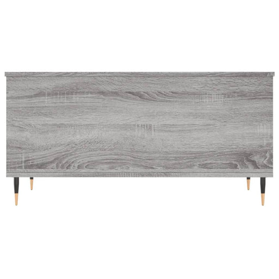 Salontafel 90x44,5x45 cm bewerkt hout grijs sonoma eikenkleurig MeubelReus