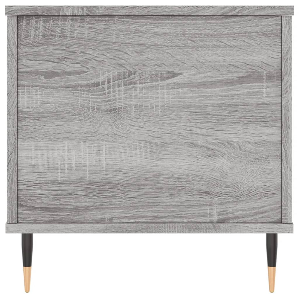 Salontafel 90x44,5x45 cm bewerkt hout grijs sonoma eikenkleurig MeubelReus