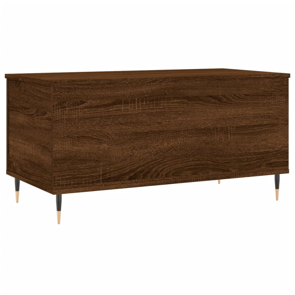 Salontafel 90x44,5x45 cm bewerkt hout bruin eikenkleur MeubelReus