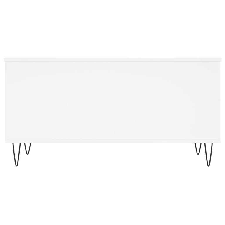 Salontafel 90x44,5x45 cm bewerkt hout wit MeubelReus
