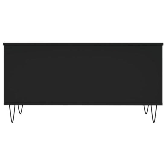 Salontafel 90x44,5x45 cm bewerkt hout zwart MeubelReus