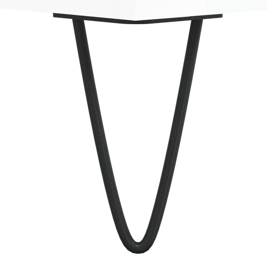 Salontafel 90x44,5x45 cm bewerkt hout hoogglans wit MeubelReus