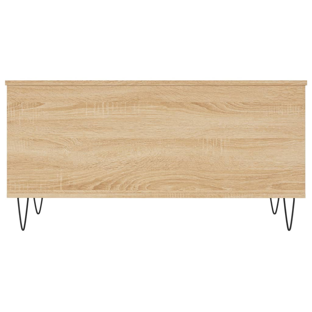 Salontafel 90x44,5x45 cm bewerkt hout sonoma eikenkleurig MeubelReus