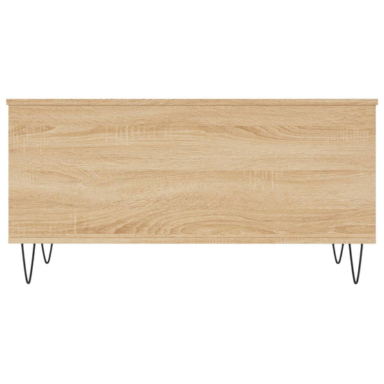 Salontafel 90x44,5x45 cm bewerkt hout sonoma eikenkleurig MeubelReus