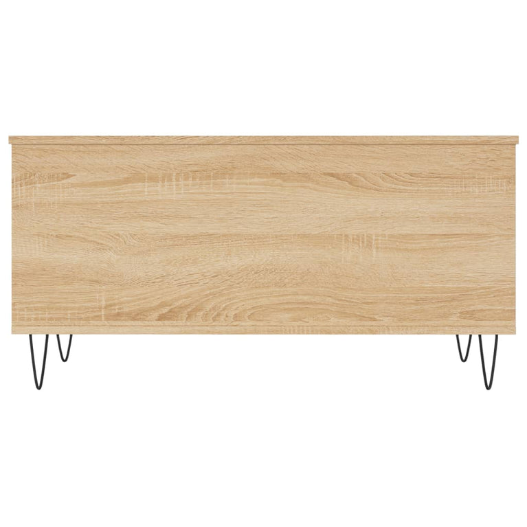Salontafel 90x44,5x45 cm bewerkt hout sonoma eikenkleurig MeubelReus