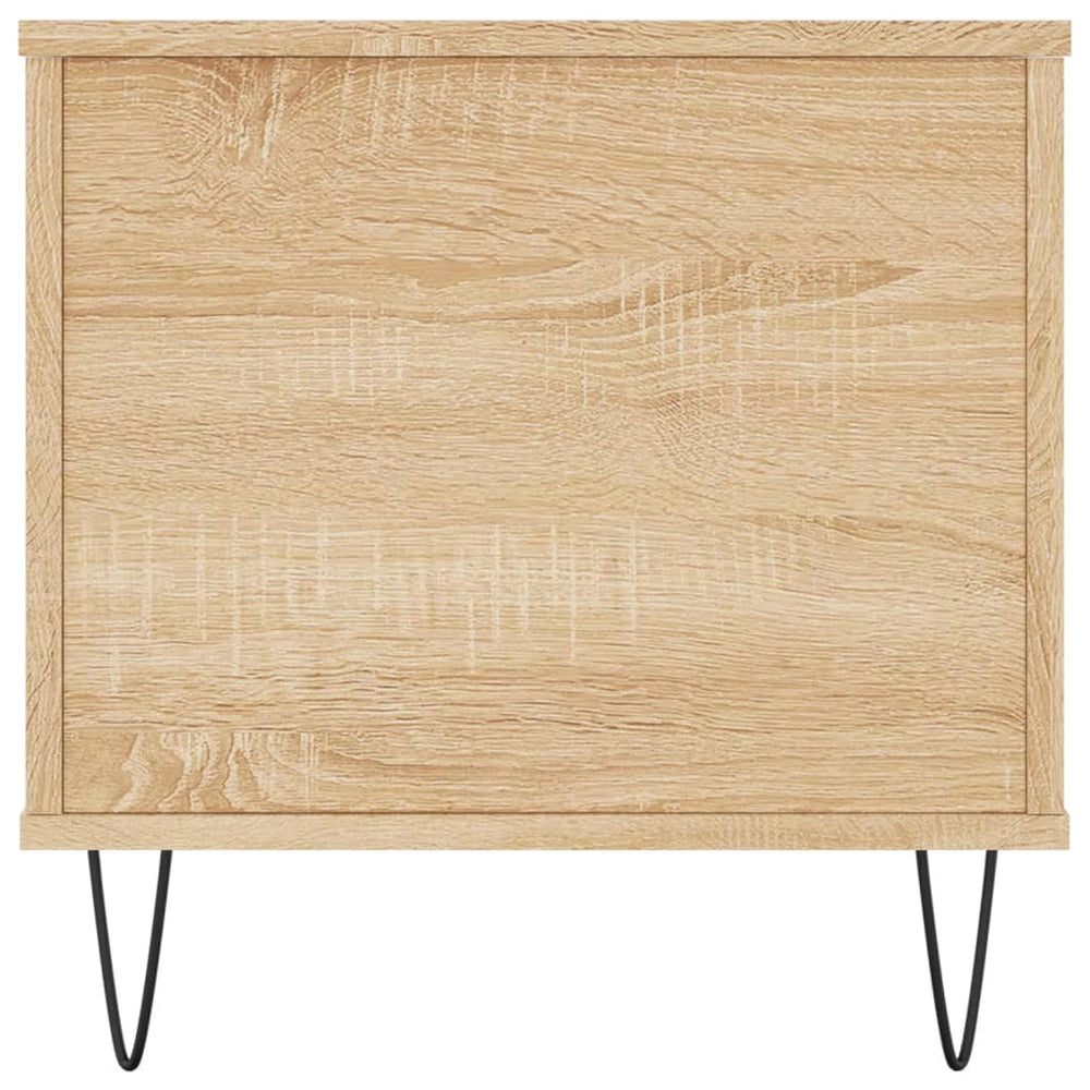 Salontafel 90x44,5x45 cm bewerkt hout sonoma eikenkleurig MeubelReus