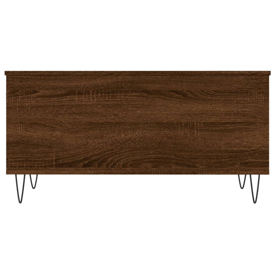Salontafel 90x44,5x45 cm bewerkt hout bruin eikenkleur MeubelReus