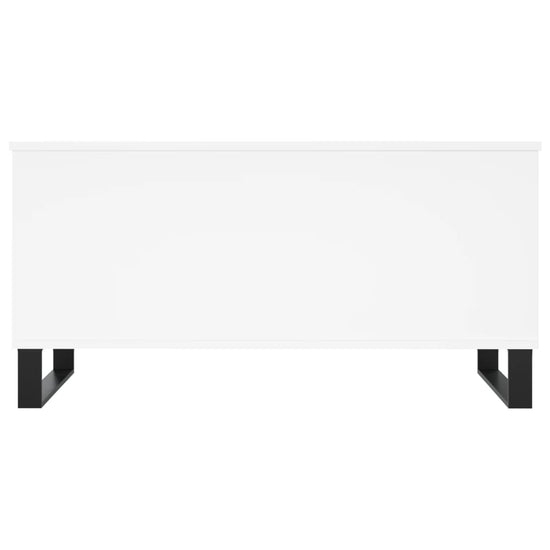 Salontafel 90x44,5x45 cm bewerkt hout wit MeubelReus