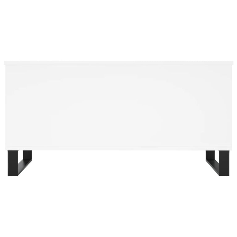 Salontafel 90x44,5x45 cm bewerkt hout wit MeubelReus