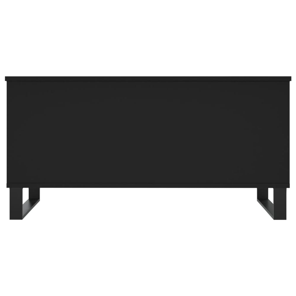 Salontafel 90x44,5x45 cm bewerkt hout zwart MeubelReus