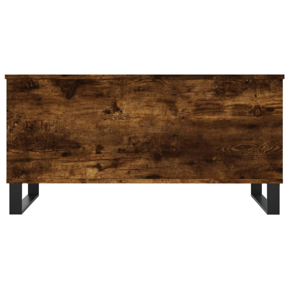 Salontafel 90x44,5x45 cm bewerkt hout gerookt eikenkleurig MeubelReus
