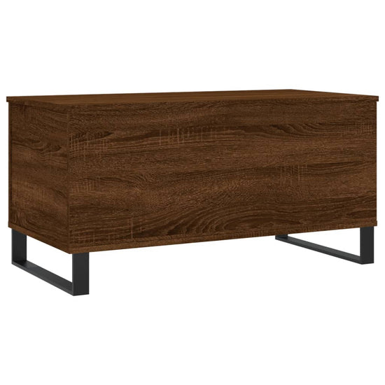 Salontafel 90x44,5x45 cm bewerkt hout bruin eikenkleur MeubelReus