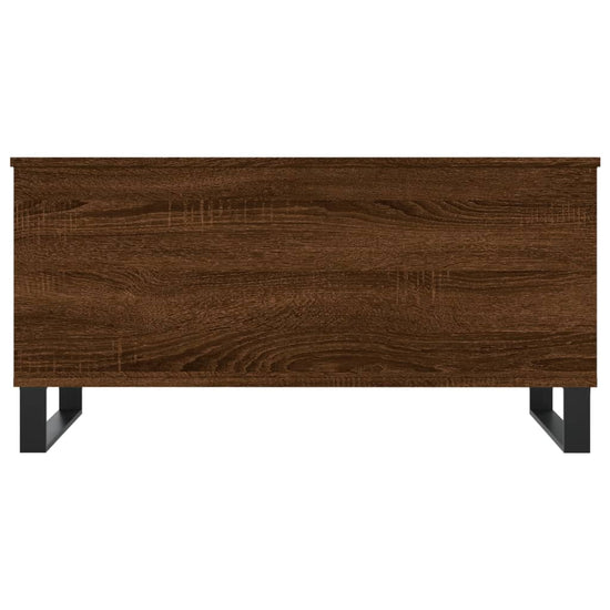 Salontafel 90x44,5x45 cm bewerkt hout bruin eikenkleur MeubelReus