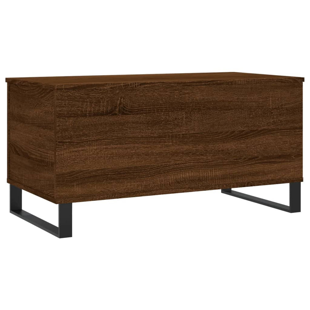Salontafel 90x44,5x45 cm bewerkt hout bruin eikenkleur MeubelReus