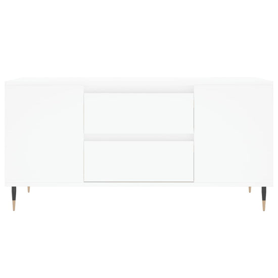 Salontafel 102x44,5x50 cm bewerkt hout wit MeubelReus