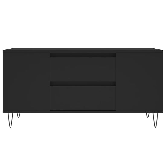 Salontafel 102x44,5x50 cm bewerkt hout zwart MeubelReus