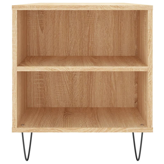 Salontafel 102x44,5x50 cm bewerkt hout sonoma eikenkleurig MeubelReus