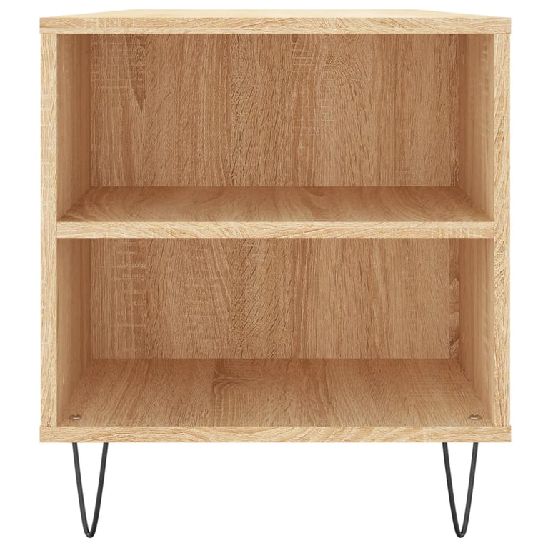 Salontafel 102x44,5x50 cm bewerkt hout sonoma eikenkleurig MeubelReus