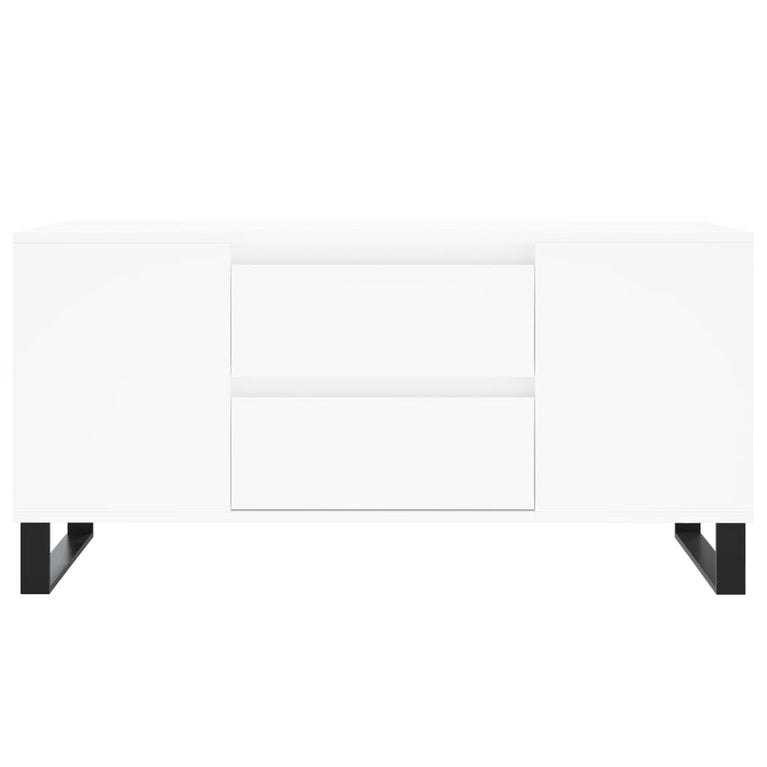 Salontafel 102x44,5x50 cm bewerkt hout wit MeubelReus