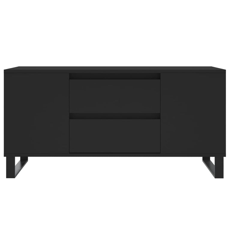 Salontafel 102x44,5x50 cm bewerkt hout zwart MeubelReus