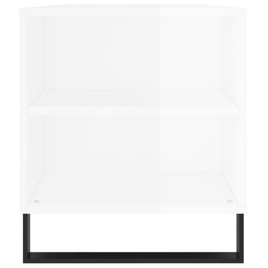 Salontafel 102x44,5x50 cm bewerkt hout hoogglans wit MeubelReus