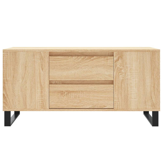 Salontafel 102x44,5x50 cm bewerkt hout sonoma eikenkleurig MeubelReus