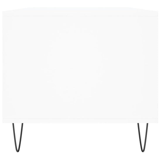 Salontafel 90x49x45 cm bewerkt hout wit MeubelReus