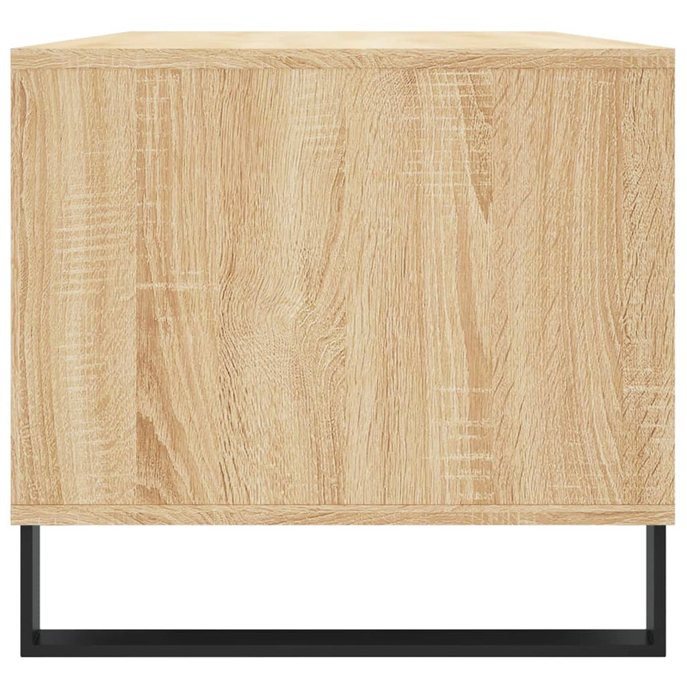 Salontafel 90x49x45 cm bewerkt hout sonoma eikenkleurig MeubelReus