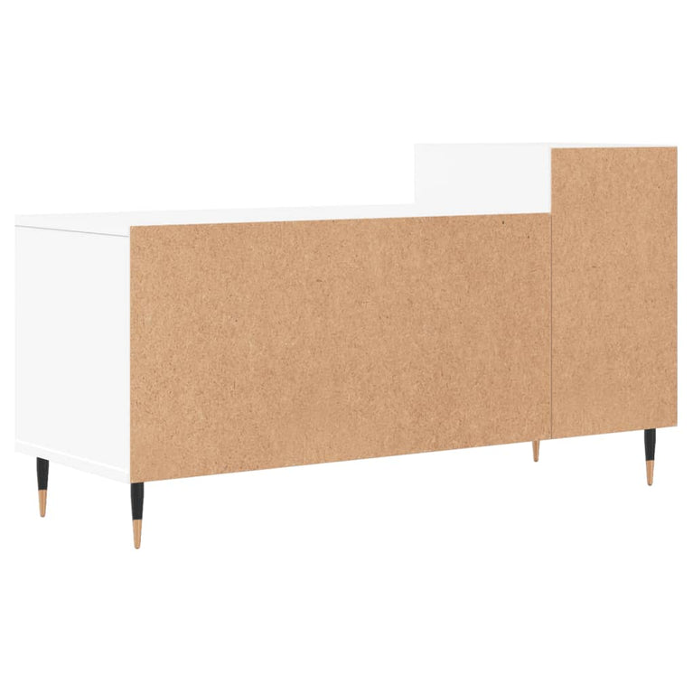 Tv-meubel 100x35x55 cm bewerkt hout wit MeubelReus