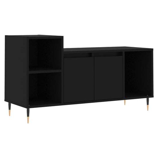Tv-meubel 100x35x55 cm bewerkt hout zwart MeubelReus