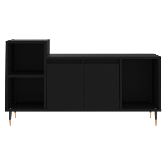 Tv-meubel 100x35x55 cm bewerkt hout zwart MeubelReus