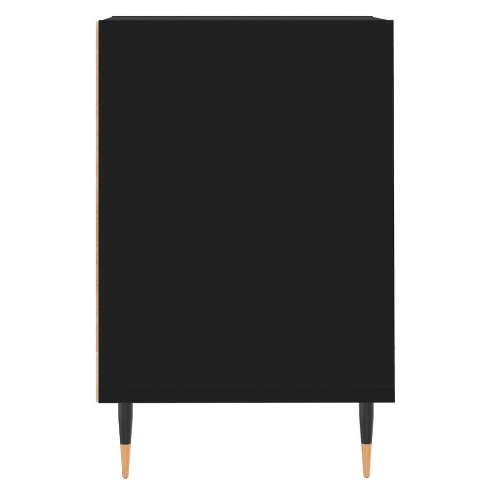 Tv-meubel 100x35x55 cm bewerkt hout zwart MeubelReus