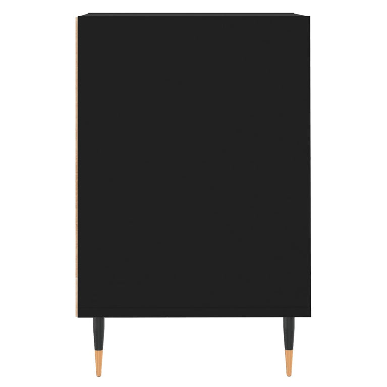 Tv-meubel 100x35x55 cm bewerkt hout zwart MeubelReus