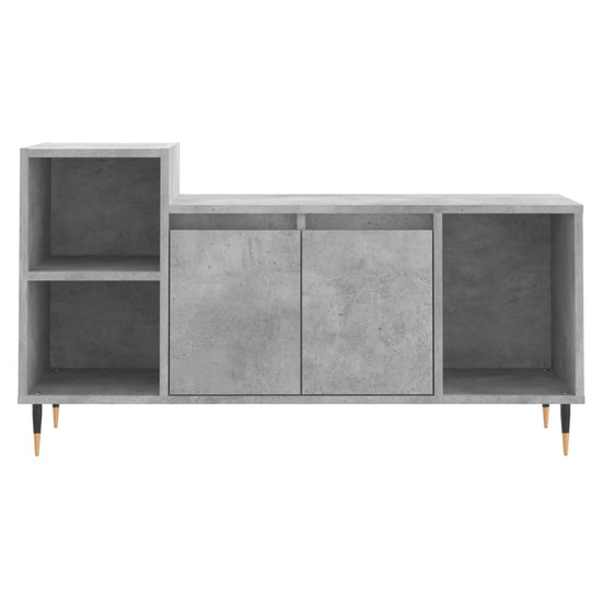 Tv-meubel 100x35x55 cm bewerkt hout betongrijs MeubelReus