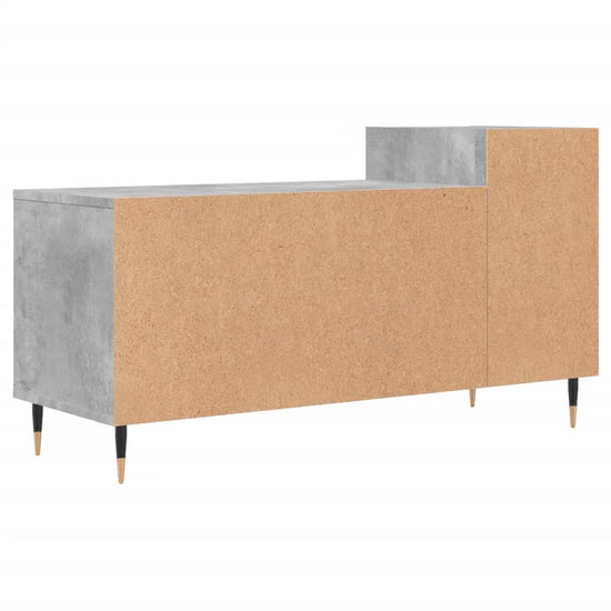 Tv-meubel 100x35x55 cm bewerkt hout betongrijs MeubelReus