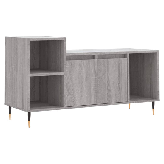 Tv-meubel 100x35x55 cm bewerkt hout grijs sonoma eikenkleurig MeubelReus