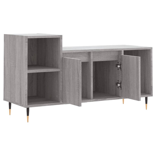 Tv-meubel 100x35x55 cm bewerkt hout grijs sonoma eikenkleurig MeubelReus