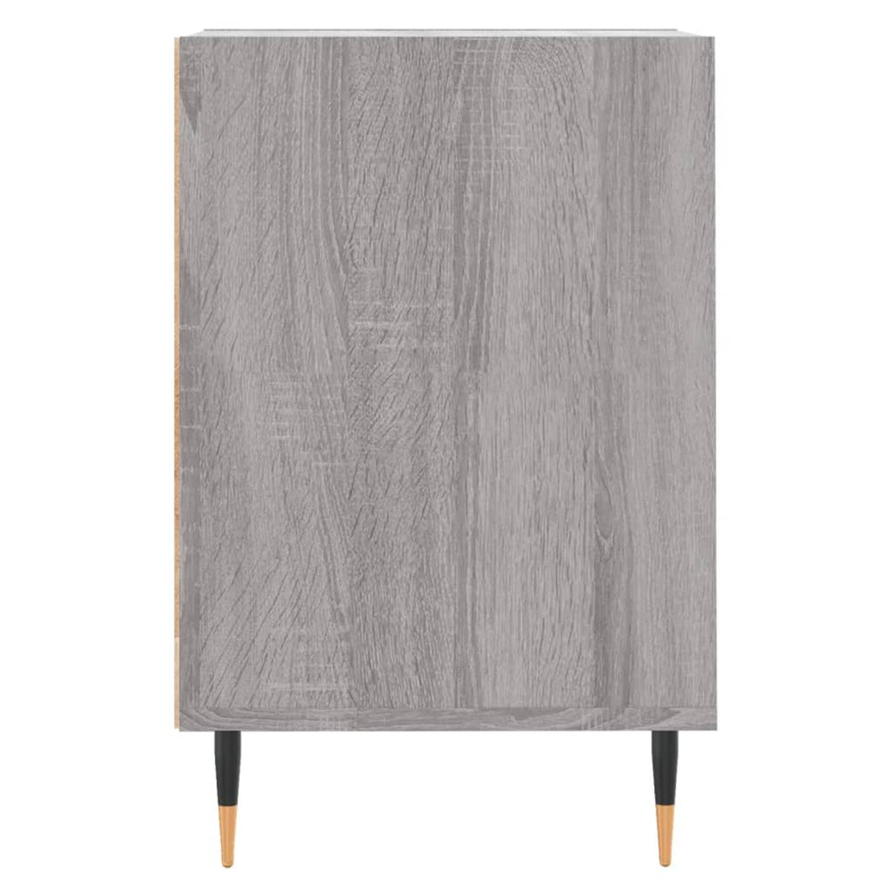 Tv-meubel 100x35x55 cm bewerkt hout grijs sonoma eikenkleurig MeubelReus