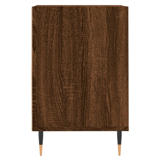 Tv-meubel 100x35x55 cm bewerkt hout bruin eikenkleur MeubelReus