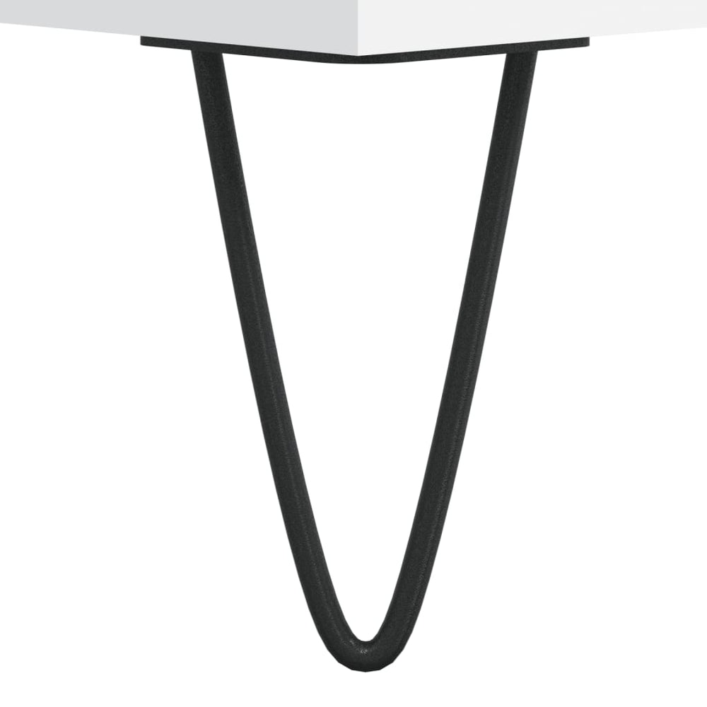 Tv-meubel 100x35x55 cm bewerkt hout wit MeubelReus