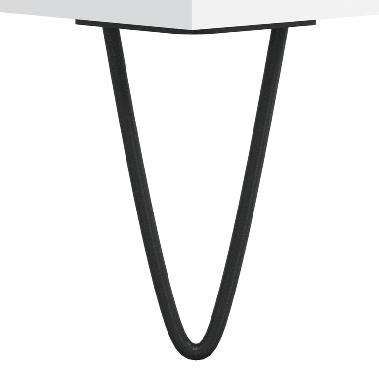 Tv-meubel 100x35x55 cm bewerkt hout wit MeubelReus