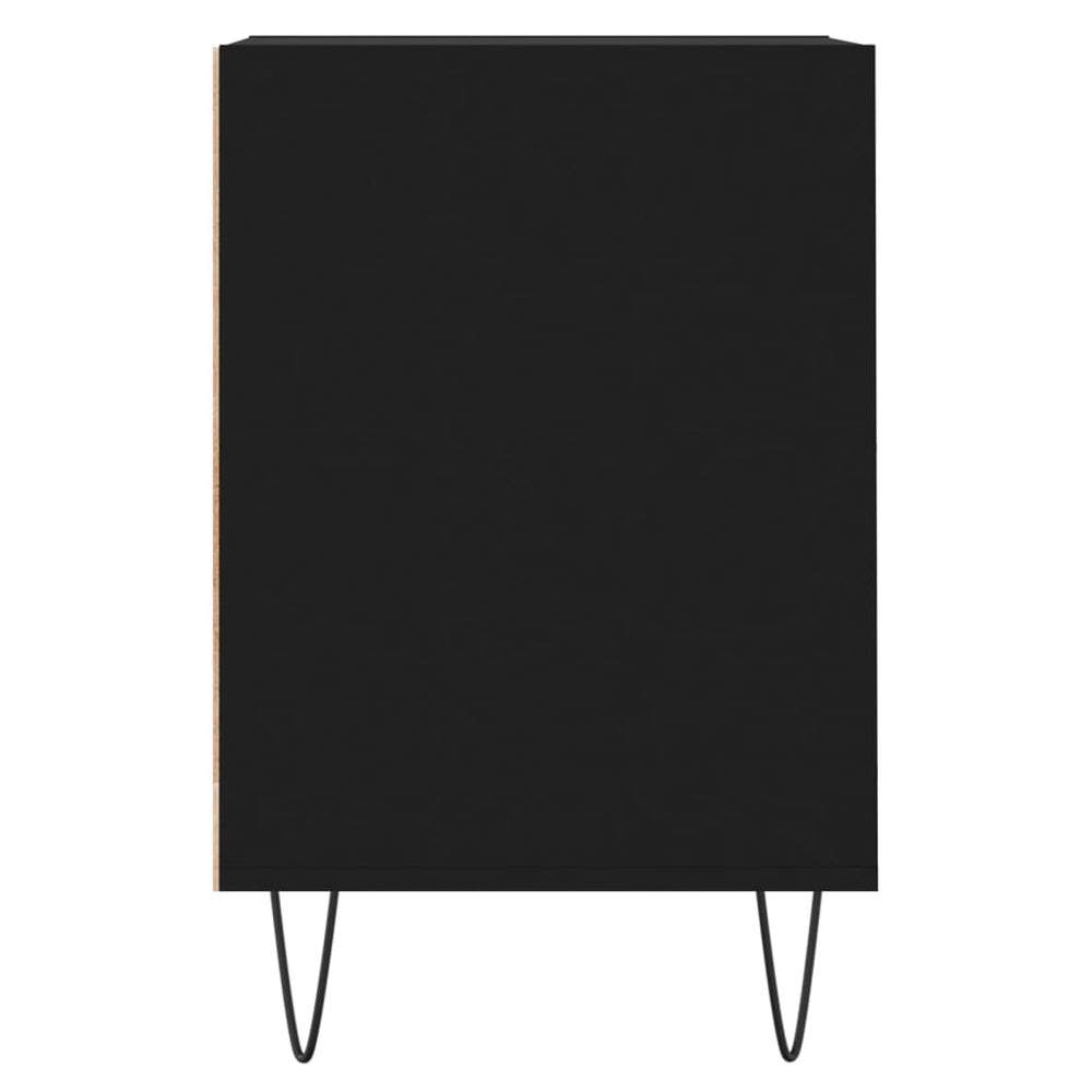 Tv-meubel 100x35x55 cm bewerkt hout zwart MeubelReus