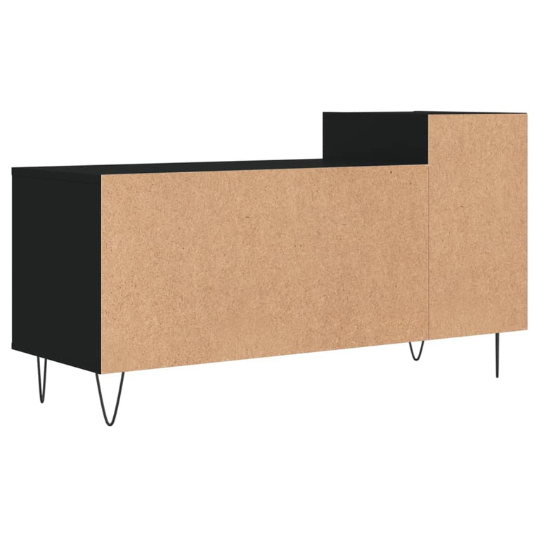 Tv-meubel 100x35x55 cm bewerkt hout zwart MeubelReus