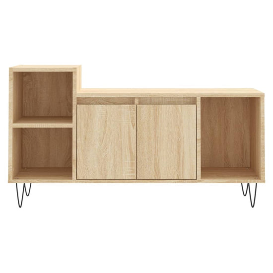Tv-meubel 100x35x55 cm bewerkt hout sonoma eikenkleurig MeubelReus