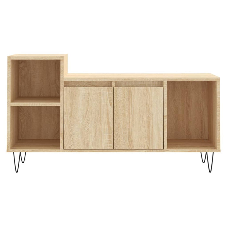 Tv-meubel 100x35x55 cm bewerkt hout sonoma eikenkleurig MeubelReus